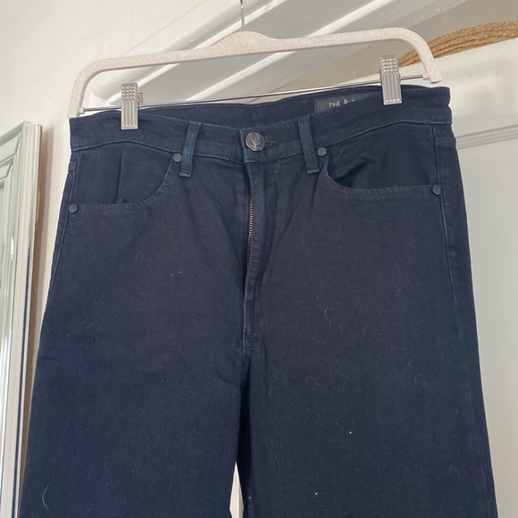 RAG AND BONE black straight leg jean size 28 - Picture 1 of 4